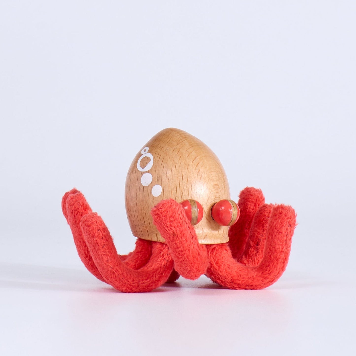 wood plush octopus