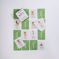 Collection of animal-themed cards flipped different ways with 'anamalz' branding.