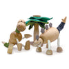 T-Rex, Stegosaurus, Wild Tree + Gift Bag