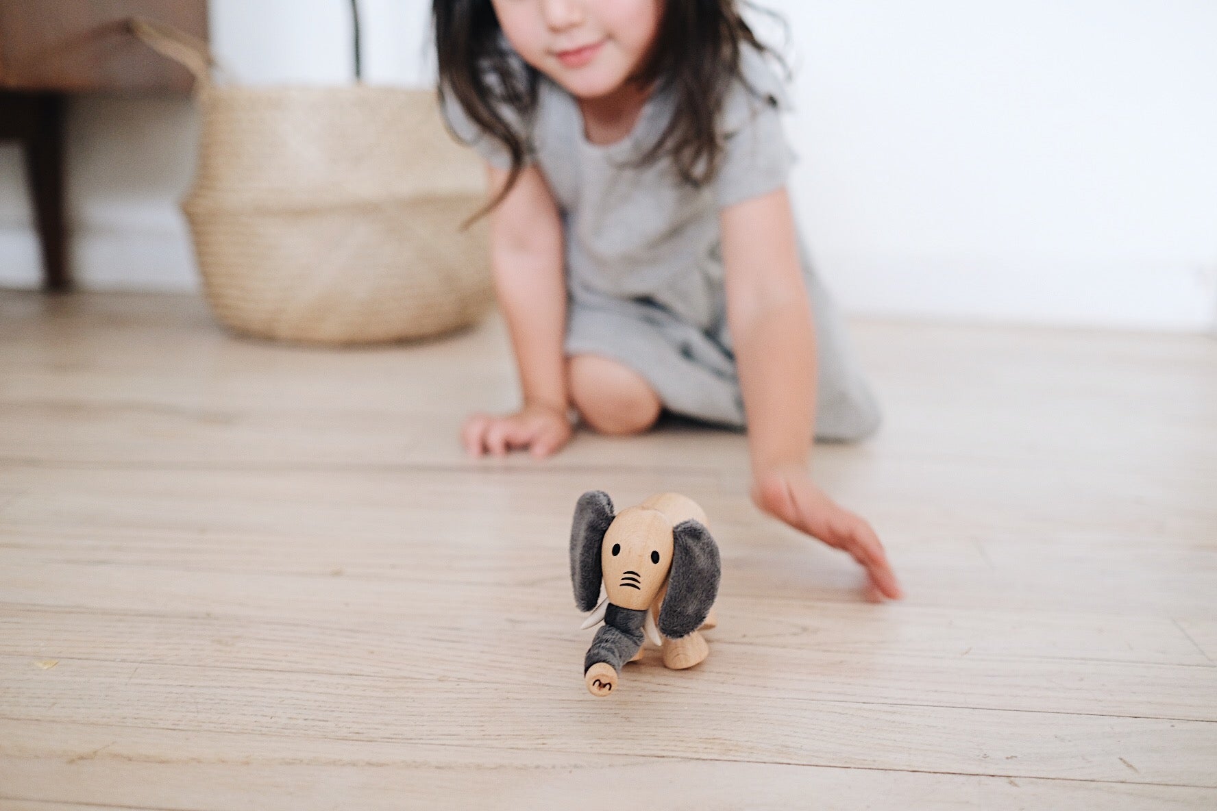 Meet your heart-stealing wonder! With smooth moves and flappy ears, she'll sweep you off your feet in a magical embrace. Perfect for imaginative play and learning adventures. Size: 9cm tall x 11cm long. Eco-friendly, durable, and safe for rough play.