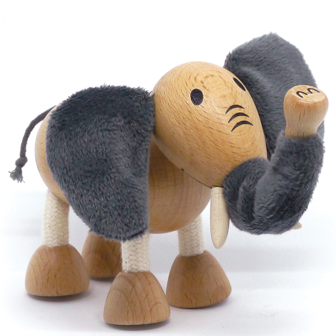 Meet your heart-stealing wonder! With smooth moves and flappy ears, she'll sweep you off your feet in a magical embrace. Perfect for imaginative play and learning adventures. Size: 9cm tall x 11cm long. Eco-friendly, durable, and safe for rough play.